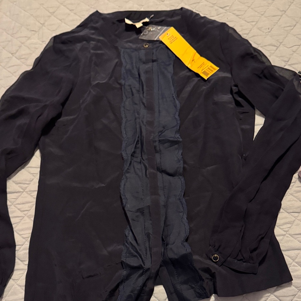 Tory Burch Navy Blouse